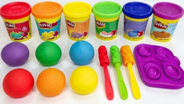 Toy Video: Lollypop Play Doh Mickey, Spongebob, Peppa