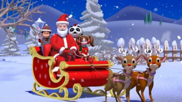 Jingle Bells Carousel Ride – Magical Christmas for Kids!