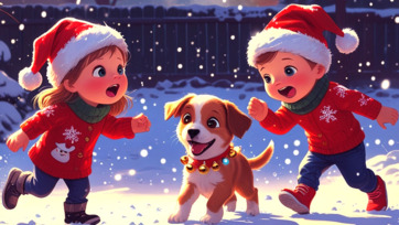 Monkey’s Jingle Bells Tractor Ride – Christmas Story for Kids