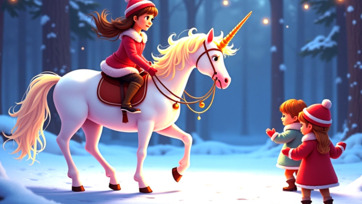 Magical Unicorn Jingle Bells Dance with Kids